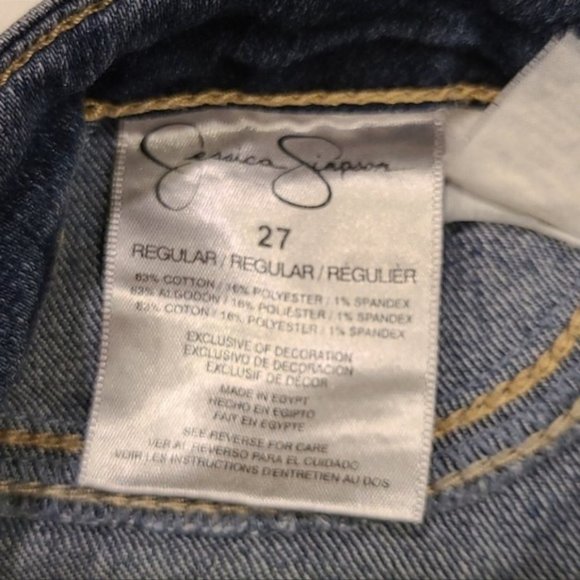 Jessica Simpson “Kiss Me” Blue Denim Jeggings - Women’s Size 27 - Picture 8 of 8